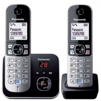 купить Радиотелефон PANASONIC KX-TG6822CAB Black-silver /  в Алматы фото 1