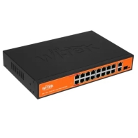 купить Коммутатор неуправляемый Wi-Tek WI-PS518G v3 в Алматы фото 1