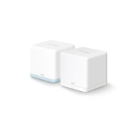 купить Домашняя Mesh Wi-Fi система GbE AC1200 Mercusys Halo H32G(2-pack) <AC1200 Домашняя Mesh-система Wi-Fi, 2-pack: 1 ? Halo H30G + 1 ? Halo H30, Скорость: 300 Мбит/с для 2.4 ГГц + 867 Мбит/с для 5 ГГц, Halo H30G:  2 ? внутренние антенны, 2 ? гигабитных п в Алматы