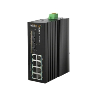 Купить Промышленный управлямый сетевой коммутатор, 8GE POE, 4SFP 2,5Gb, 240W Алматы