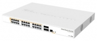 купить Сетевой коммутатор MikroTik CRS328-24P-4S+RM  Cloud Router Switch, 24x1000 (All PoE, 500W), 4SFP+ в Алматы фото 2