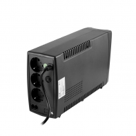 купить Источник бесперебойного питания 3Cott-650-HML, Home line, UPS AVR, 650VA/390W, 12V/7Ah, Schuko*3, RJ11, LED в Алматы фото 2