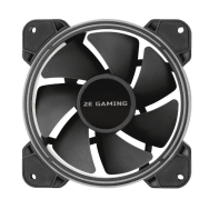 купить Корпусной вентилятор 2E GAMING AIR COOL (ACF120B-RGB), 120мм, Molex 4PIN +2510-3PIN, черные лопасти, в Алматы фото 4