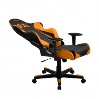 купить Игровое компьютерное кресло, DX Racer,  OH/RE0/NO, ПУ экокожа, Вид наполнителя: губчатая пена высокой плотности (54 кг/м?), Металлическая основа кресла, Механизм качания: топ-ган, Прорезиненные колеса в комплектации, Черный-оранжевый в Алматы фото 3