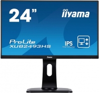 купить Монитор LCD 23.8** [16:9] 1920х1080(FHD) IPS, nonGLARE, 250cd/m2, H178&deg;/V178&deg;, 1000:1, 5М:1, 16.7M, 4ms, VGA, HDMI, DP, USB-Hub, Height adj, Pivot, Tilt, Swivel, Speakers, 3Y, Black в Алматы фото 1