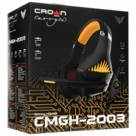 купить Гарнитура игровая CROWN CMGH-2003 Black&orange в Алматы фото 4