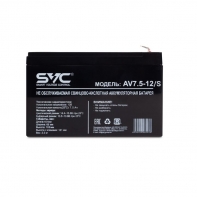 купить Батарея, SVC, AV7.5-12/S, Свинцово-кислотная 12В 7.5 Ач, Вес: 2,2 кг, Размер в мм.:151*65*100 в Алматы фото 2