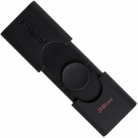 купить Флеш-накопитель Kingston 32Gb USB3.2+Type-C Data Traveler Duo (Black) в Алматы фото 3