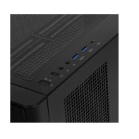 купить Корпус Montech XR Wood (B) ATX/Micro-ATX/Mini-ITX 2xUSB3.0 1xType-C 1xAudio 1xMic Черный в Алматы фото 2