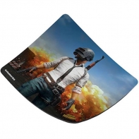купить Коврик для компьютерной мыши, Steelseries, QCK   PUBG Erangel Edition, 63807, 450x400x4 мм, Резиновая основа, Тканевая поверхность, Склеивание, Гладкая поверхность, Рисунок в Алматы фото 2