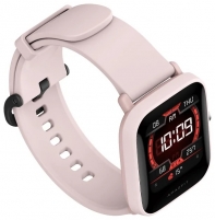 купить Смарт часы, Amazfit, Bip U Pro A2008, Дисплей 1.43* TFT-LCD, Разрешение 320х302, Водонепроницаемые (5 АТМ), GPS+GLONASS, Батарея 230 мАч, Вес 31 гр, Розовый в Алматы фото 2