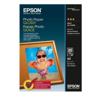купить Бумага для струйной печати Epson C13S042538 Glossy Photo Paper, глянцевая, A4, 20 листов в Алматы фото 1