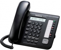 купить Panasonic KX-NT551RU IP системный телефон, 8 кнопок DSS, 1-строчный экран, 2 гигабитных порта с PoE /  в Алматы фото 2
