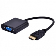 купить Переходник HDMI (M)- VGA (F) Ritmix RCC-155 медный, поддержка 1080P в Алматы фото 1