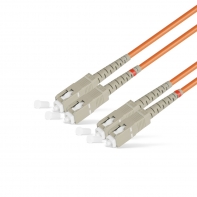 купить Патч Корд Оптоволоконный,, SC/UPC-SC/UPC MM OM2 50/125 Duplex 3.0мм 2 м, Оранжевый, Пол. Пакет в Алматы фото 1