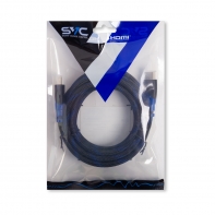 купить Интерфейсный кабель HDMI-HDMI SVC HR0300BL-P, 30В, Синий, Пол. пакет, 3 м в Алматы фото 2