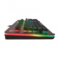 купить Клавиатура, Thermaltake, Level 20 Space Gray (Silver Switch), KB-LVT-SSSRRU-01, Игровая, Механические клавиши, Подсветка RGB, USB, Размер: 185,96*482*43,93 мм., Анг/Рус, Серый в Алматы фото 3