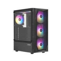 Купить Корпус Zalman N4, Midi Tower, ATX, Black, 2x3.5*/2x2.5*, 2xUSB, USB3.0, RGB в Алматы