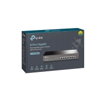 купить Switch 8 port TP-Link TL-SG1008MP, 8x10/100/1000 Мбит/с LAN, POE (126W) в Алматы фото 3