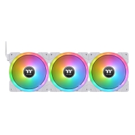 купить Кулер для компьютерного корпуса Thermaltake SWAFAN EX12 RGB PC Cooling Fan White (3-Fan Pack) в Алматы фото 3