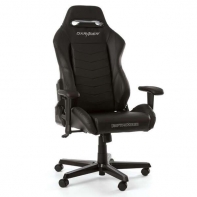 купить Игровое компьютерное кресло, DX Racer, OH/DM166/N, Эко-кожа и винил PU,PVC, Металлическая основа кресла, Механизм качания: топ-ган, Прорезиненные колеса в комплектации, Чёрный в Алматы фото 1