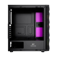 купить Корпус Wintek Spike G02 TG, ATX/Micro ATX, USB 1*3.0/2*2.0, HD-Audio Mic, 0,5 mm, 3*12cm ARGB fan  в Алматы фото 3