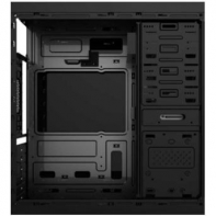 купить Корпус без БП AIR-Cool CA-110, Форм-фактор  Middle-Tower, ATX/Micro-ATX, Сталь 0,45мм, 1xUSB3.0,  2xUSB2.0, 1xнаушники, 1x микрофон, 7 слотов расширения, Внешние слоты: 1х5,25*, Внутренние слоты: 1х3,5*, 1х2,5* , Размер 175х410x385 мм. Цвет Черный. в Алматы фото 2