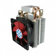 купить Кулер, X-COOLER, X129H(hydraulic), Business Series, Intel LGA1150/1156/1155, Алюминиевый Радиатор, Габариты: 8.5*12*7.5 см, 25db(A), 2500 об/мин, 4 теплопроводящие трубки, 3 pin, Красно-Чёрный в Алматы фото 1