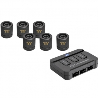 купить Фитинги для СВО Thermaltake Pacific RGB G1/4 PETG Tube16mm OD12mm ID, CL-W133-CU00BL-A в Алматы фото 1