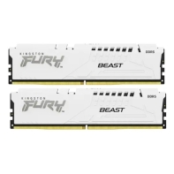 купить Комплект модулей памяти Kingston FURY Beast White EXPO KF556C36BWEK2-64 DDR5 64GB (Kit 2x32GB) 5200M в Алматы фото 1