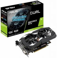 купить Видеокарта 6Gb PCI-E  GDDR6 ASUS DUAL-GTX1660TI-O6G  DVI+2xHDMI+DP&nbsp;  ASUS в Алматы фото 1