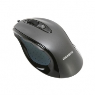 купить Мышь, Gigabyte, GM-M6800 Black, Игровая, Оптическая 800/1600 dpi,  Прорезиненные боковые вставки, Проводная, USB, Чёрная в Алматы фото 2