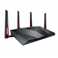 купить ASUS RT-AC88U Двухдиапазонный маршрутизатор с поддержкой Wi-Fi 802.11ac и Gigabit Ethernet /  в Алматы фото 1