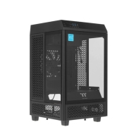 Купить Корпус Thermaltake The Tower 100, Mini Tower, m-ITX, Black, 2x3.5*/2x2.5*, 2xUSB3.0, USB-C  CA-1R3-00S1WN-00 в Алматы