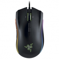купить Компьютерная мышь, Razer,  Mamba Chroma Tournament,  RZ01-01370100-R3G1, Игровая, Лазерная 16000dpi, Cенсор 5G, 9 кнопок, Подсветка Chroma, Проводная, USB, Чёрная в Алматы фото 1