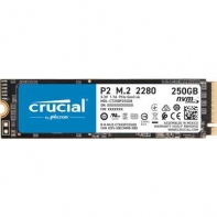 купить CRUCIAL P2 250GB SSD, M.2 2280, PCIe Gen3 x4, Read/Write: 2100/1150 MB/s, Random Read/Write IOPS: 170K/260K в Алматы фото 1