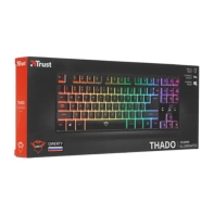 купить Клавиатура игровая Trust RU GXT 833 THADO черный в Алматы фото 4