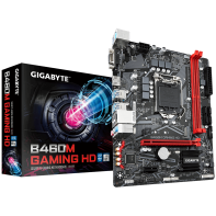 купить Материнская плата GIGABYTE B460M GAMING HD, LGA1200, PCI-E, D-SUB+HDMI, 4xSATA, GbLAN, 2DDR4, MATX в Алматы фото 1