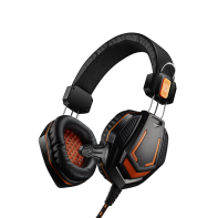Купить CANYON Gaming headset 3.5mm jack with microphone and volume control, with 2in1 3.5mm adapter, cable 2M, Black, 0.36kg Алматы