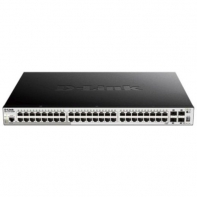 купить D-Link DGS-1250-52XMP/A1A Настраиваемый L2 коммутатор с 48 POE портами 1000Base-T и 4 10GBase-X SFP+ /  в Алматы фото 1