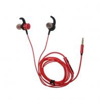 купить Наушники-вкладыши ORICO SOUNDPLUS-RS1-RD спортивные <Гц-20 кГц, 3.5mm, 1.2M, Black/Red> в Алматы фото 1