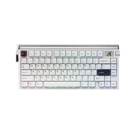 Купить Клавиатура Attack Shark R85 HE White Contour, 75%, Magnetic Purple Mandrel, EN, Wired USB-C в Алматы