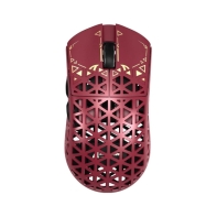 Купить Мышь Attack Shark R5 Ultra Red, PAW3950MAX, 42000 DPI, 2.4/BT/Wired, 100 Million Clicks, 39&plusmn;3g в Алматы