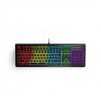 купить Клавиатура, Steelseries, Apex 150 64666/64668, Игровая, Мебранная, Переключатели Quick Tension с механическим эффектом действия, USB, Подсветка RGB, Размер: 156*463*42 мм., Анг/Рус, Чёрный в Алматы фото 1