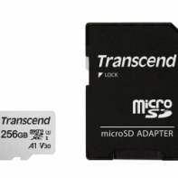 купить Карта памяти MicroSD 256GB Class 10 U3 A1 Transcend TS256GUSD300S-A в Алматы фото 1