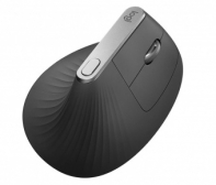 купить Мышь беспроводная Logitech MX Vertical (400-4000 dpi, Bluetooth, 2.4 GHz/USB-ресивер (Logitech Unifying®), 4 настраиваемые кнопки, перезаряжаемая литий-полимерная батарея (240 мА·ч)) в Алматы фото 2