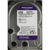 купить Жесткий диск для видеонаблюдения HDD 6Tb Western Digital Purple WD63PURZ SATA 6Gb/s 256Mb 3,5*.  в Алматы фото 1