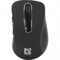 купить Мышь беспроводная Defender Datum MM-075 Black (Черный) 5кн+кл, 1000/1600 dpi. Эргономичная форма мыши позволяет мышке удобно расположиться в руке. Сверхстойкое прорезиненное покрытие *Soft Touch* -приятное на ощупь, подарит комфорт при работе, не поз в Алматы фото 1