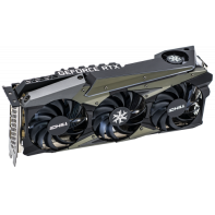 купить 24GB RTX 3090 GDDR6X 384-bit 1395/1755MHz, DPx3, HDMI, PCIe4.0, Inno3D RTX3090 iChill X4 (C30904-246XX-1880VA36) 4Fan, 300 мм, 2,7 слота, RGB подсветка, 8-pinX2, Потребление 350W -> Блок питания Мин. 750W 80PlusBronze (Брендовый) (640W настоящих) в Алматы фото 1