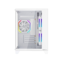 купить Корпус 1Stplayer BV5-WH, Mini Tower, m-ATX, White, 1x3.5*/2x2.5*, 2xUSB2.0, USB3.0, RGB в Алматы фото 2